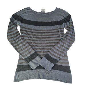 Giorgio Armani Gray Striped Sweater IT 44 / US M – Made in Italy